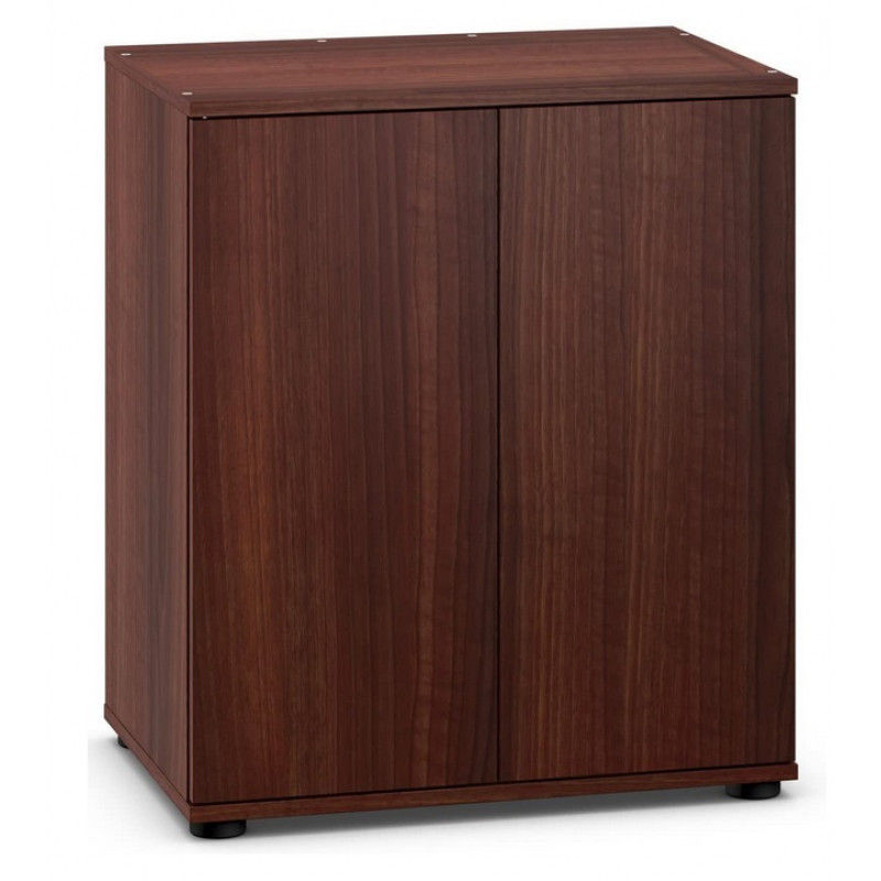 Sīktēls: JUWEL Lido 120 LED Dark Wood 120 ltr nokomplektēts akvārijs + skapis