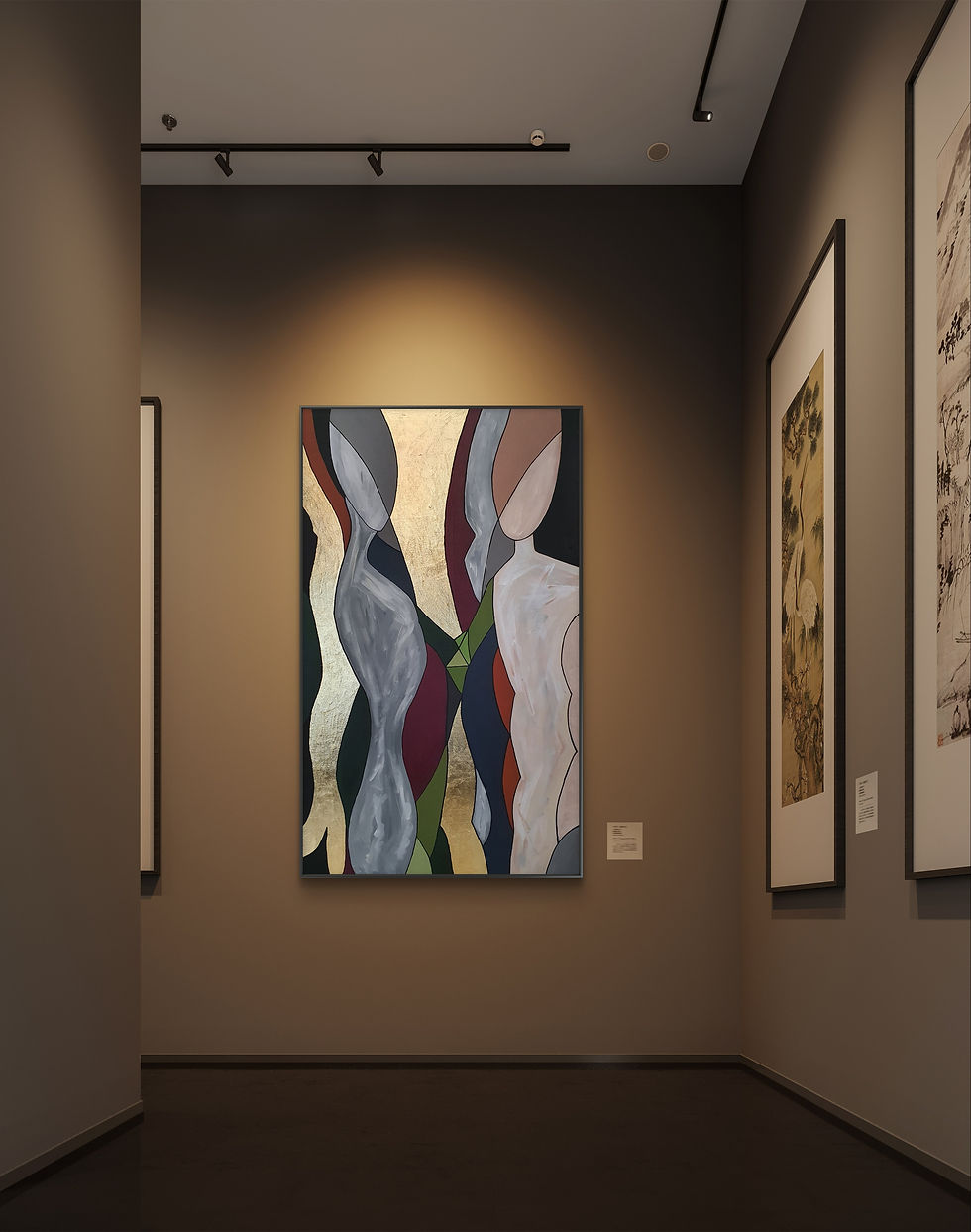 Moderna glezna interjeram