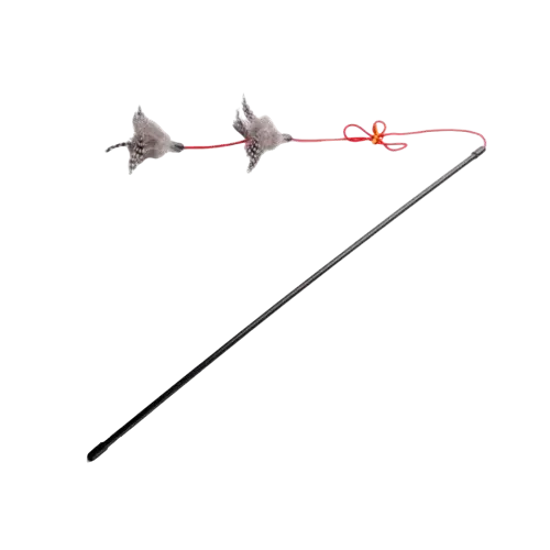 Rotaļlieta kaķiem makšķere 48 cm
