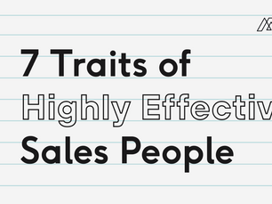 7 Traits of Highly Effective Sales People
