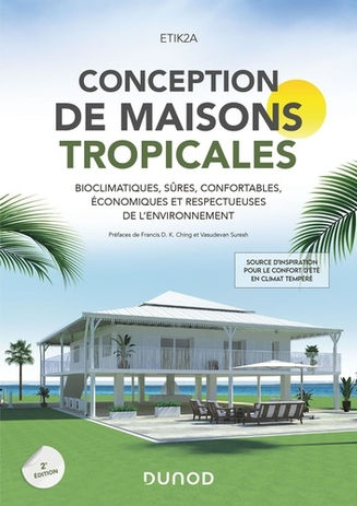 Título: Conception de Maisons Tropicales
Autor: ETIKA2A
Incluye: Obras del arquitecto Bruno Stagno y su filosofía de diseño
Editorial: Dunod, Francia, 2020 (reedición en 2024)
ISBN: 978-2-10-085898-9
Edición en inglés: Tropical House Design Handbook, Routledge, 2024