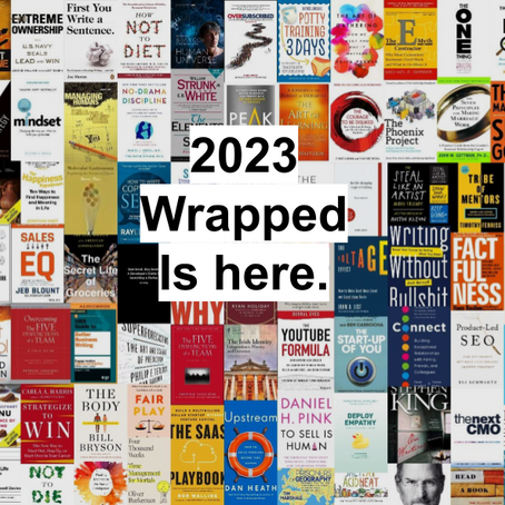 A Personal Reflection On 106 Books Read In 2023