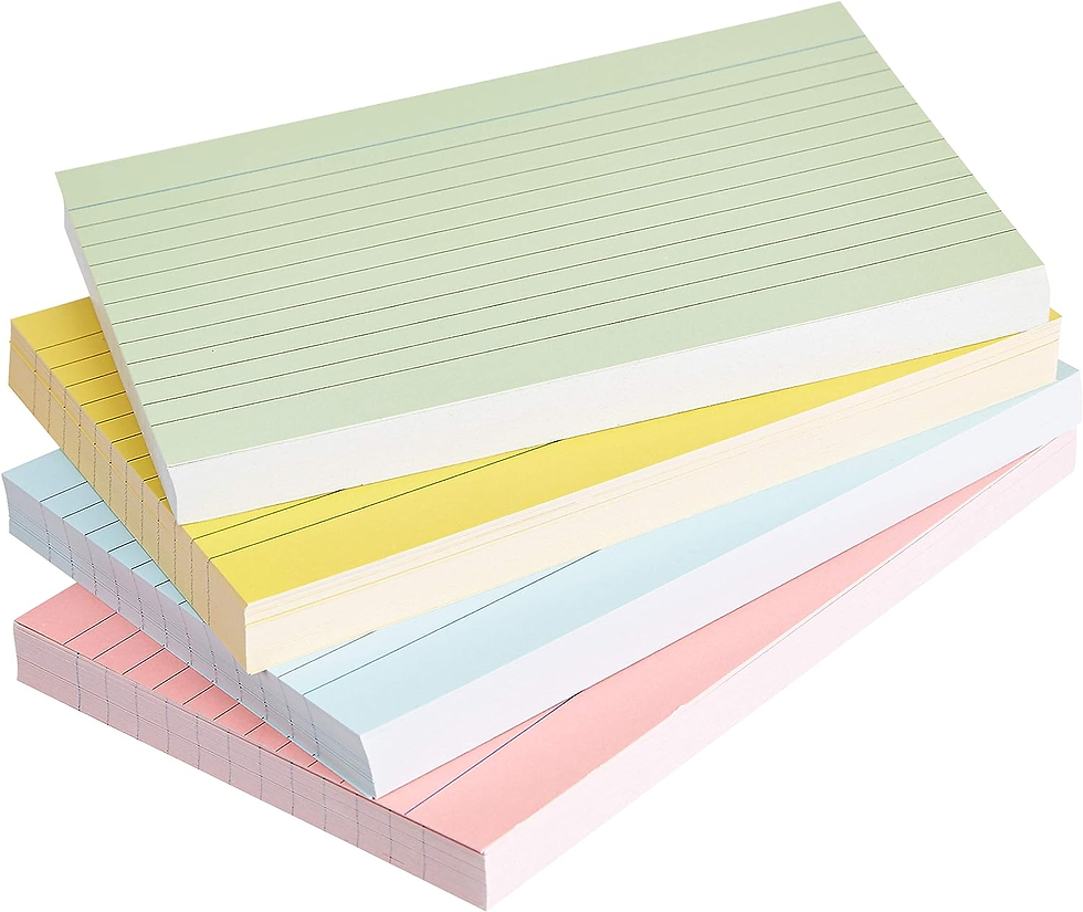 flashcards.