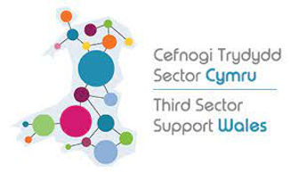 Third Sector Support Wales logo of a map of Wales connected by various size dots.