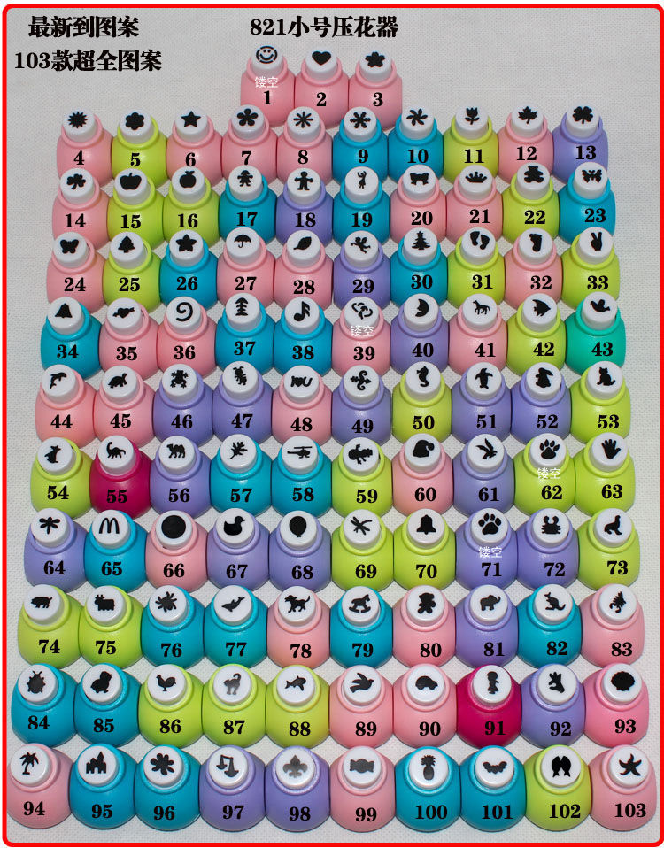 Thumbnail: Дыроколы с узорами