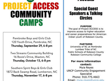 Project ACCESS Community Camps