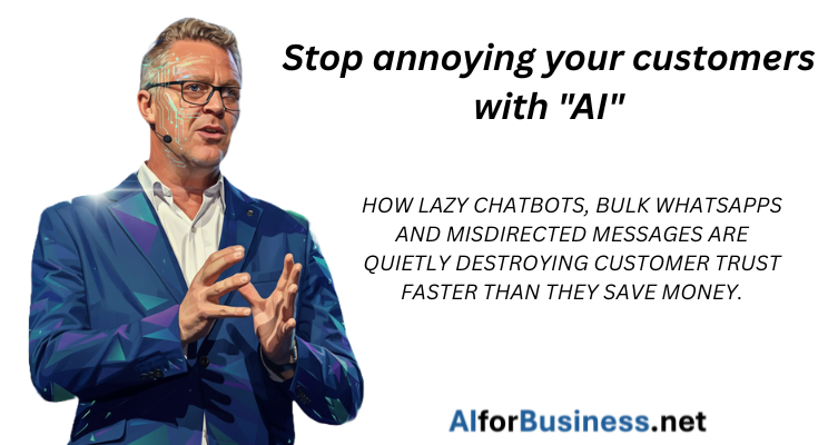 Stop annoying your customers with "AI"