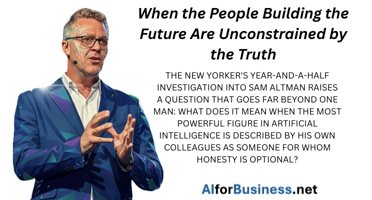 When the People Building the Future Are Unconstrained by the Truth