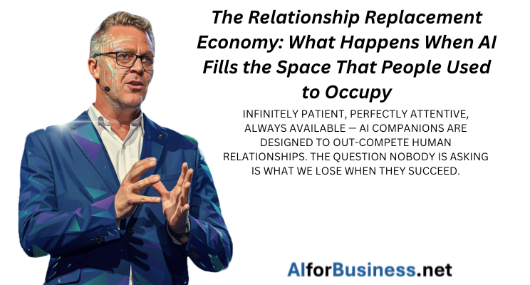 The Relationship Replacement Economy: What Happens When AI Fills the Space That People Used to Occupy