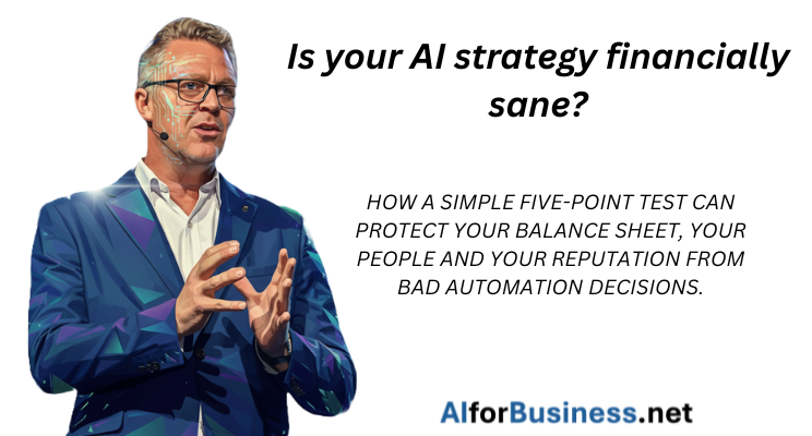 Is your AI strategy financially sane?