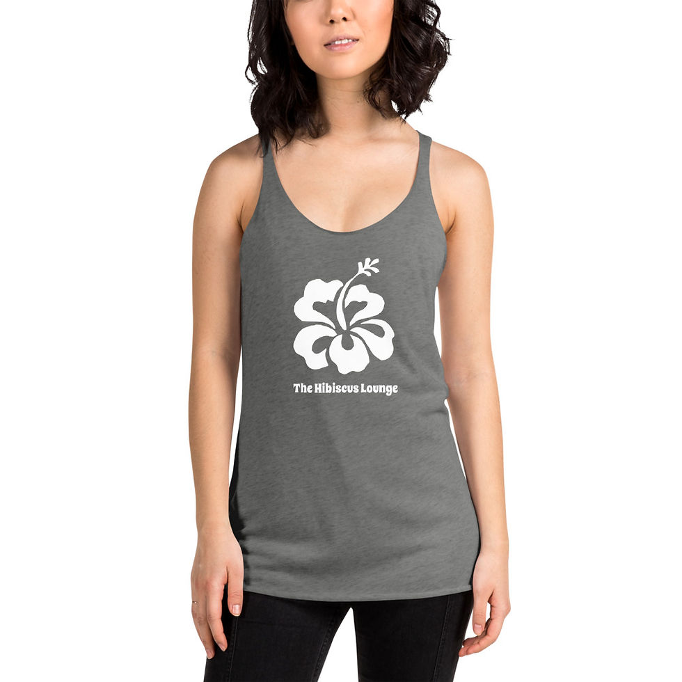 Thumbnail: The Hibiscus Lounge - Women's Racerback Tank