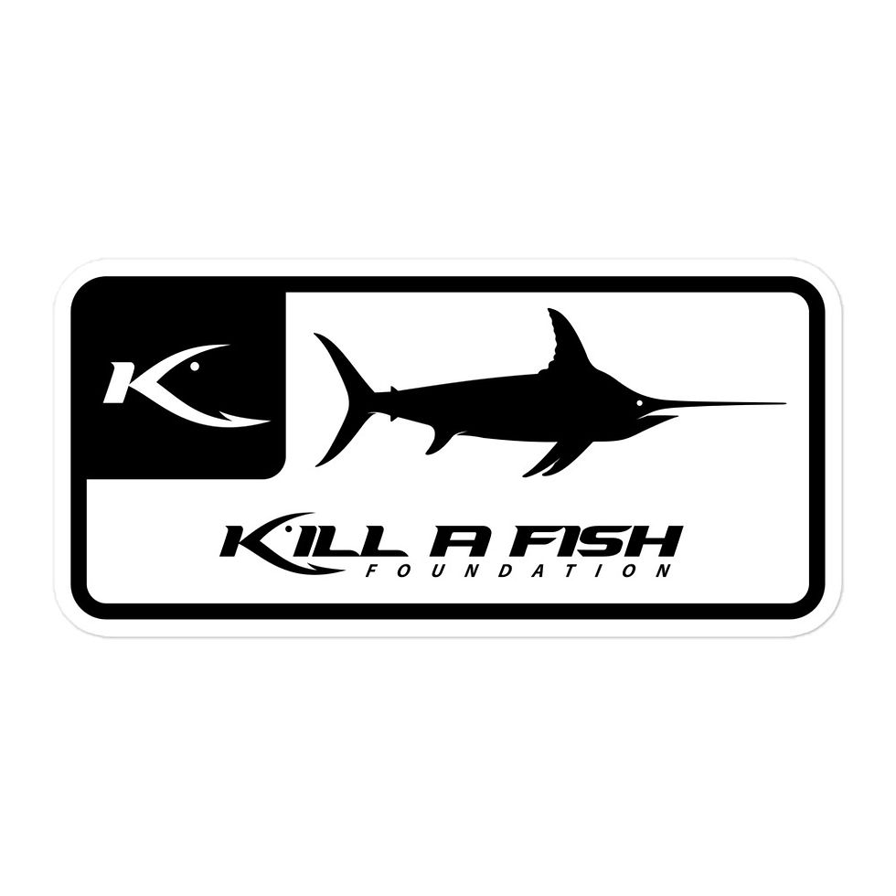 Thumbnail: Killafish Swordfish Tag Bubble-free stickers