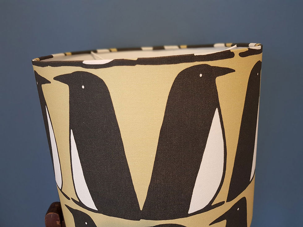 Thumbnail: Handmade Drum Lampshade in Scion Pedro