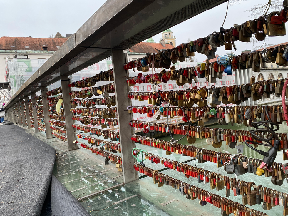 Lock Bridge - Slovenia