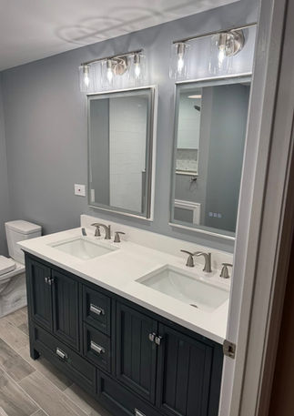 New bathroom remodel by Bernardo the Handyman, LLC in Chicago, IL