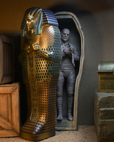 セット NECA MUMMY ミイラ男×アクセサリーパック棺 開封済 The