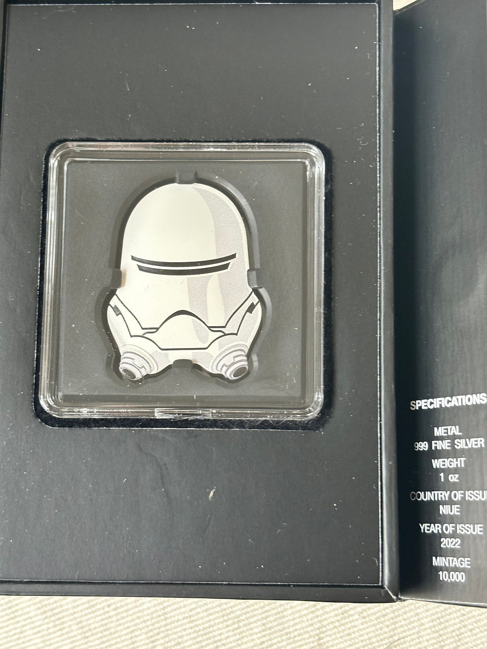 Thumbnail: 2022 Star Wars 1 oz Silver Flame Trooper coin