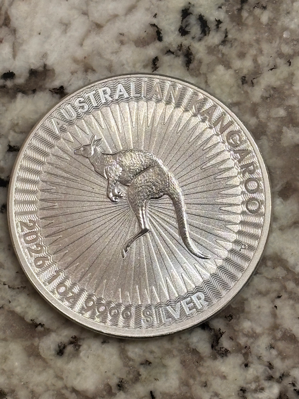 Thumbnail: 2026 Australian Kangaroo 1 oz .9999 Silver Bullion Coin