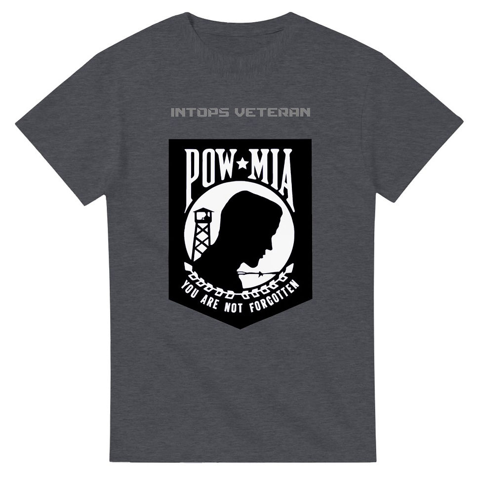 Miniatyrbilde: Crewneck T-shirt | Pow Mia