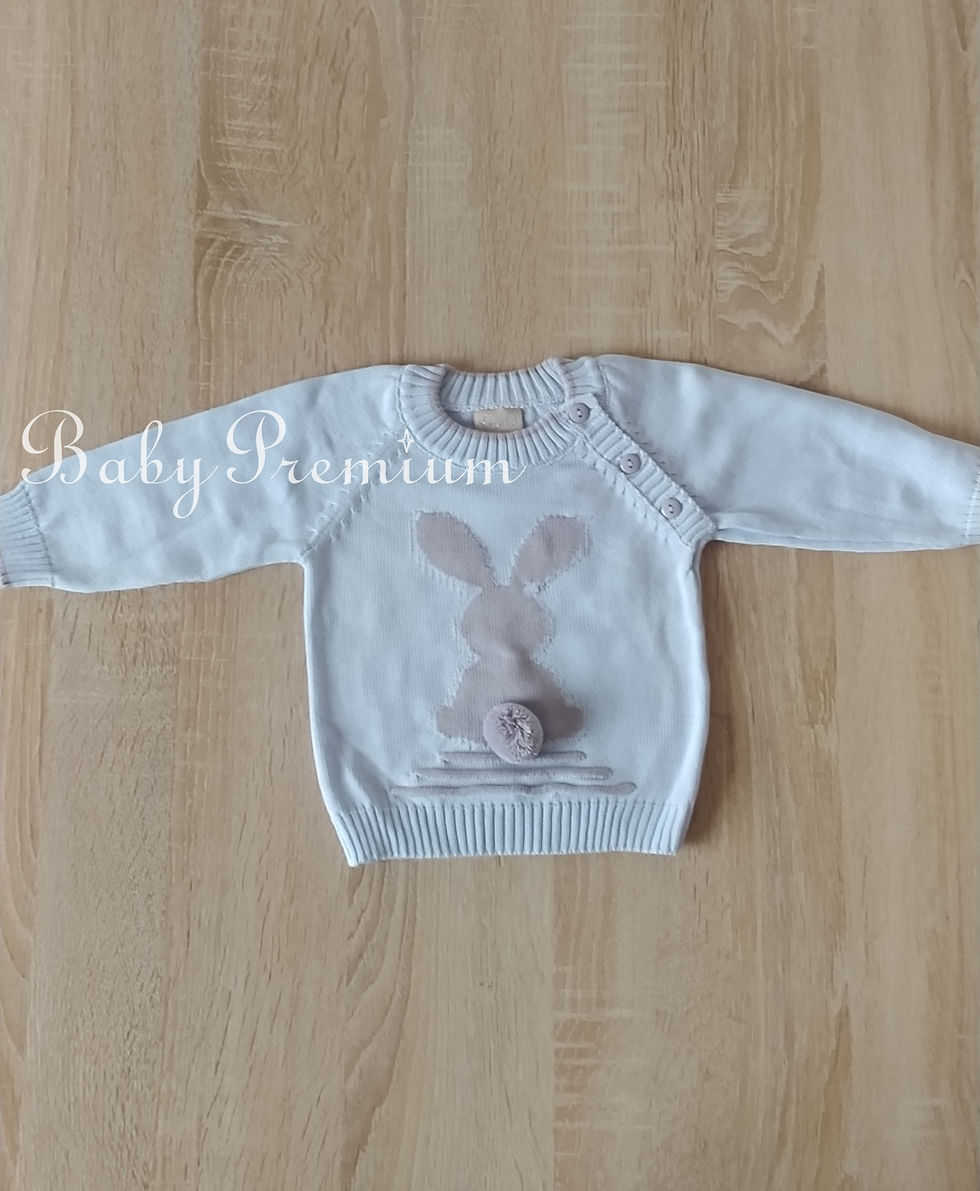 Miniatura: Conjunto dulce conejito celeste y gris 
