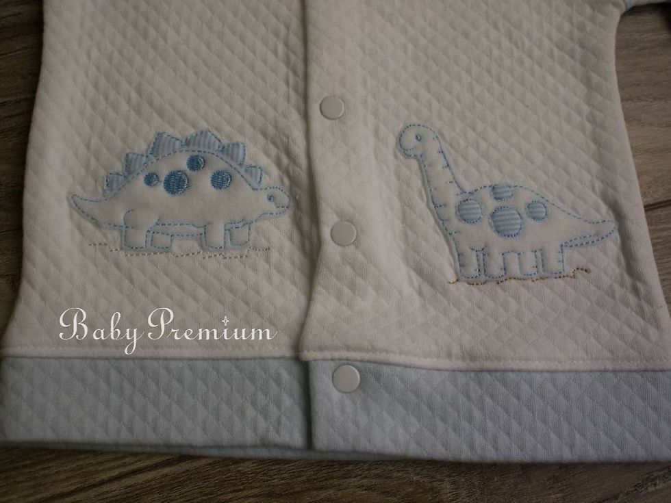 Miniatura: Conjunto Dino Blanco y celeste 
