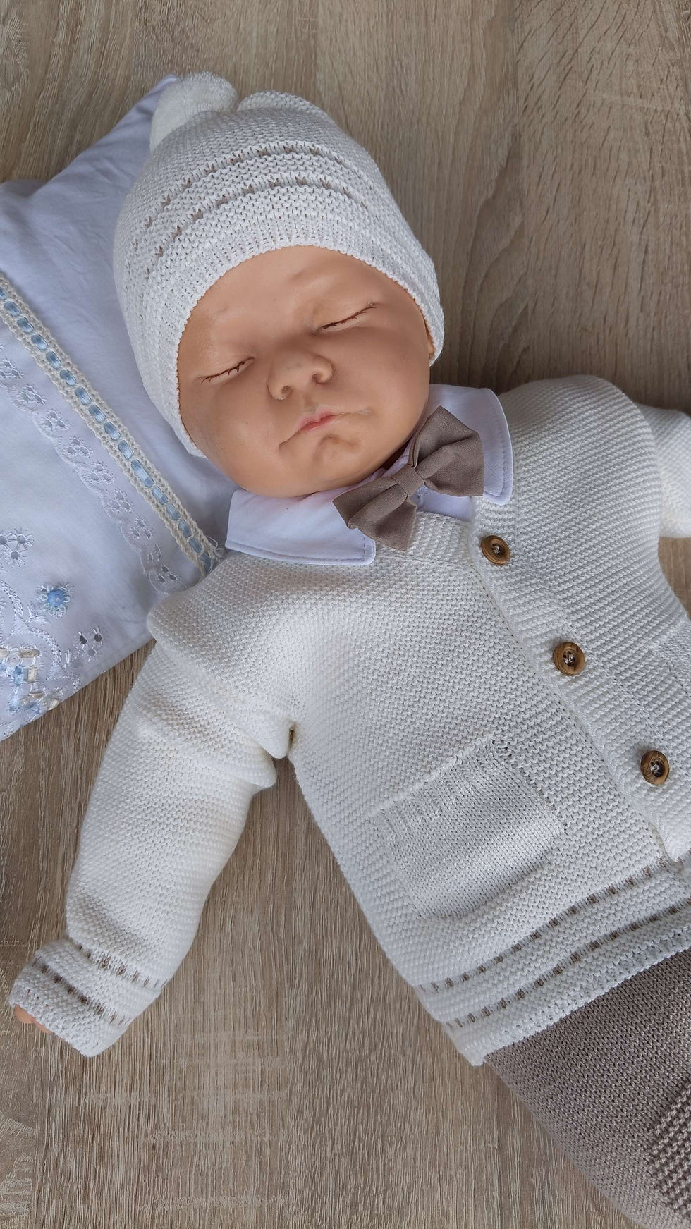 Miniatura: Conjunto Liam Marfil y camel 
