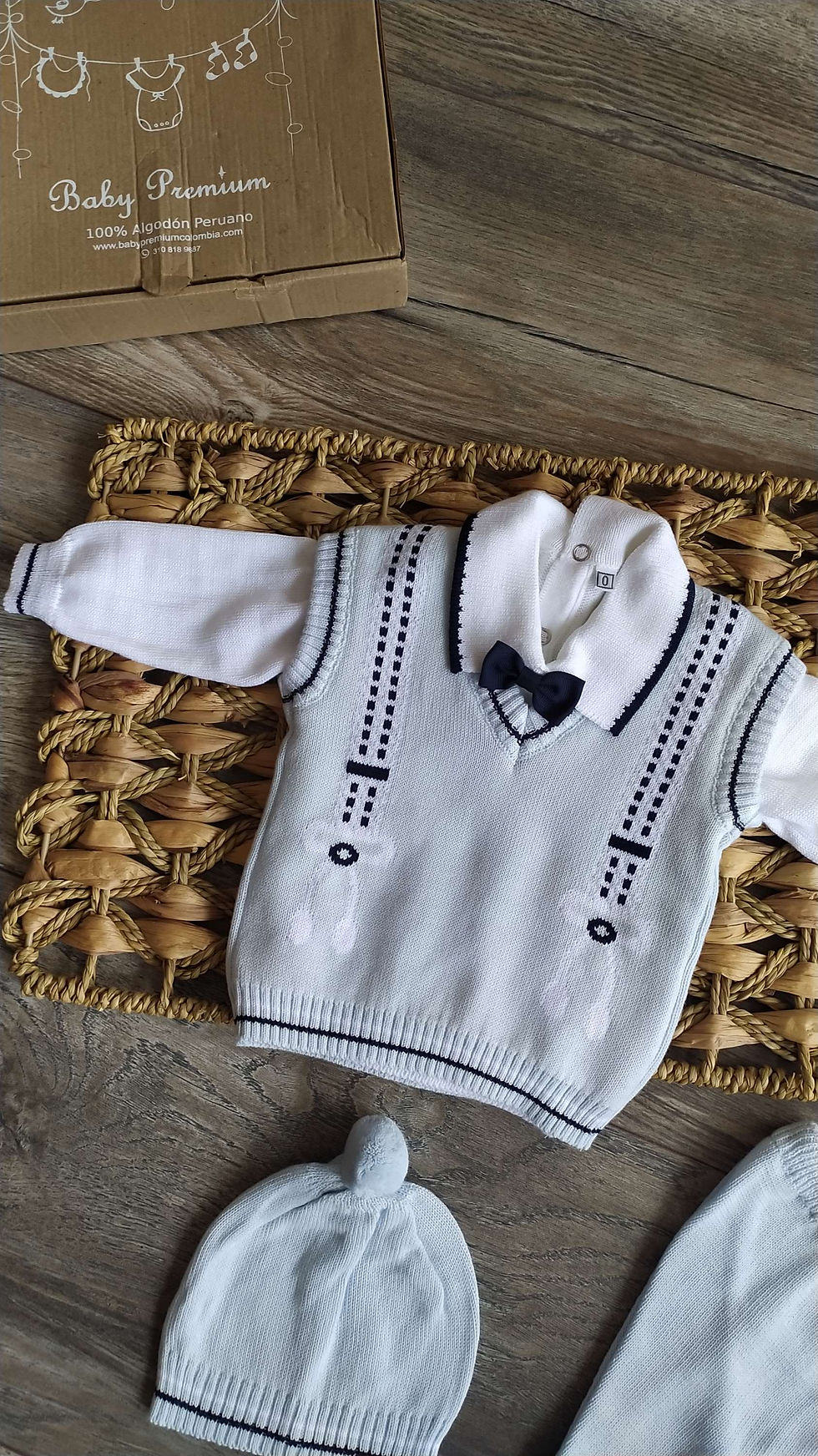 Miniatura: Conjunto Ignacio celeste y azul 
