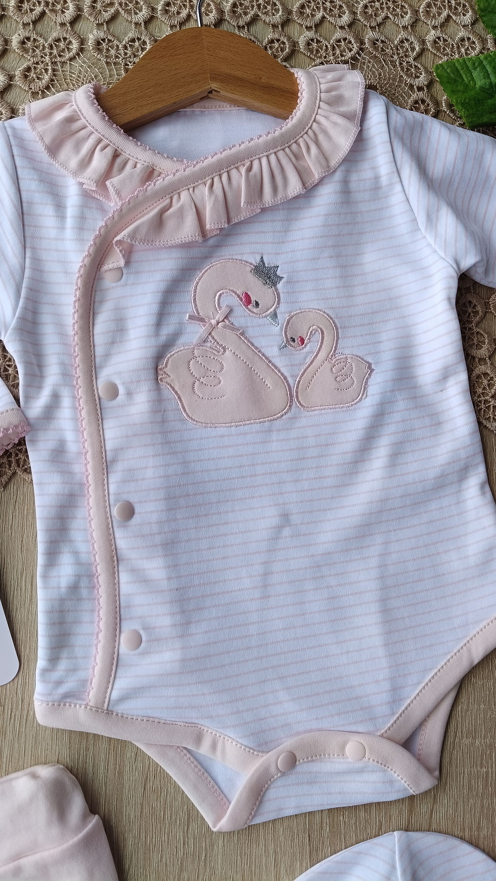 Miniatura: Conjunto Cisnes Rosado