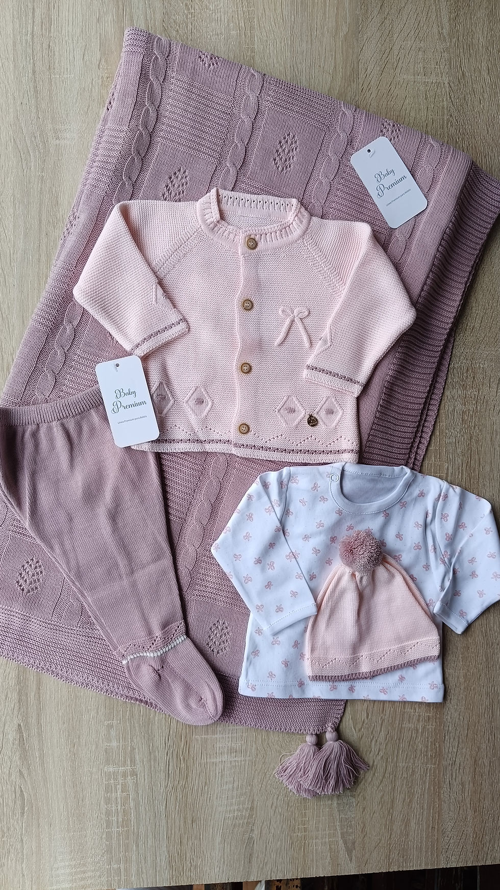 Miniatura: Conjunto Alana Rosado y nude 