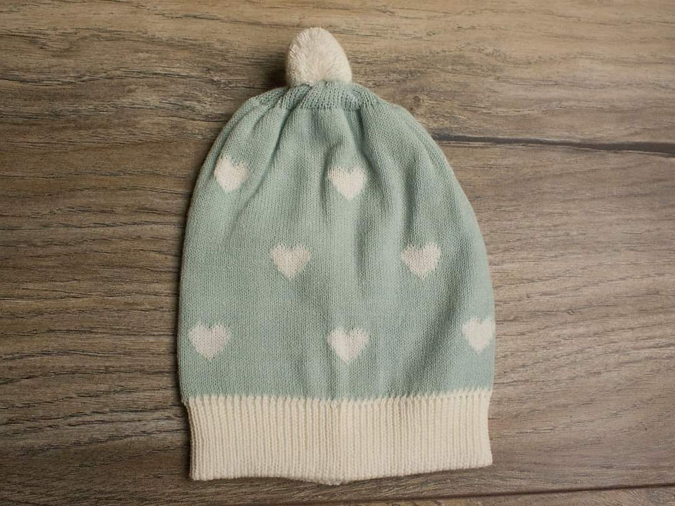 Miniatura: Conjunto corazoncito verde menta 100% algodón pima