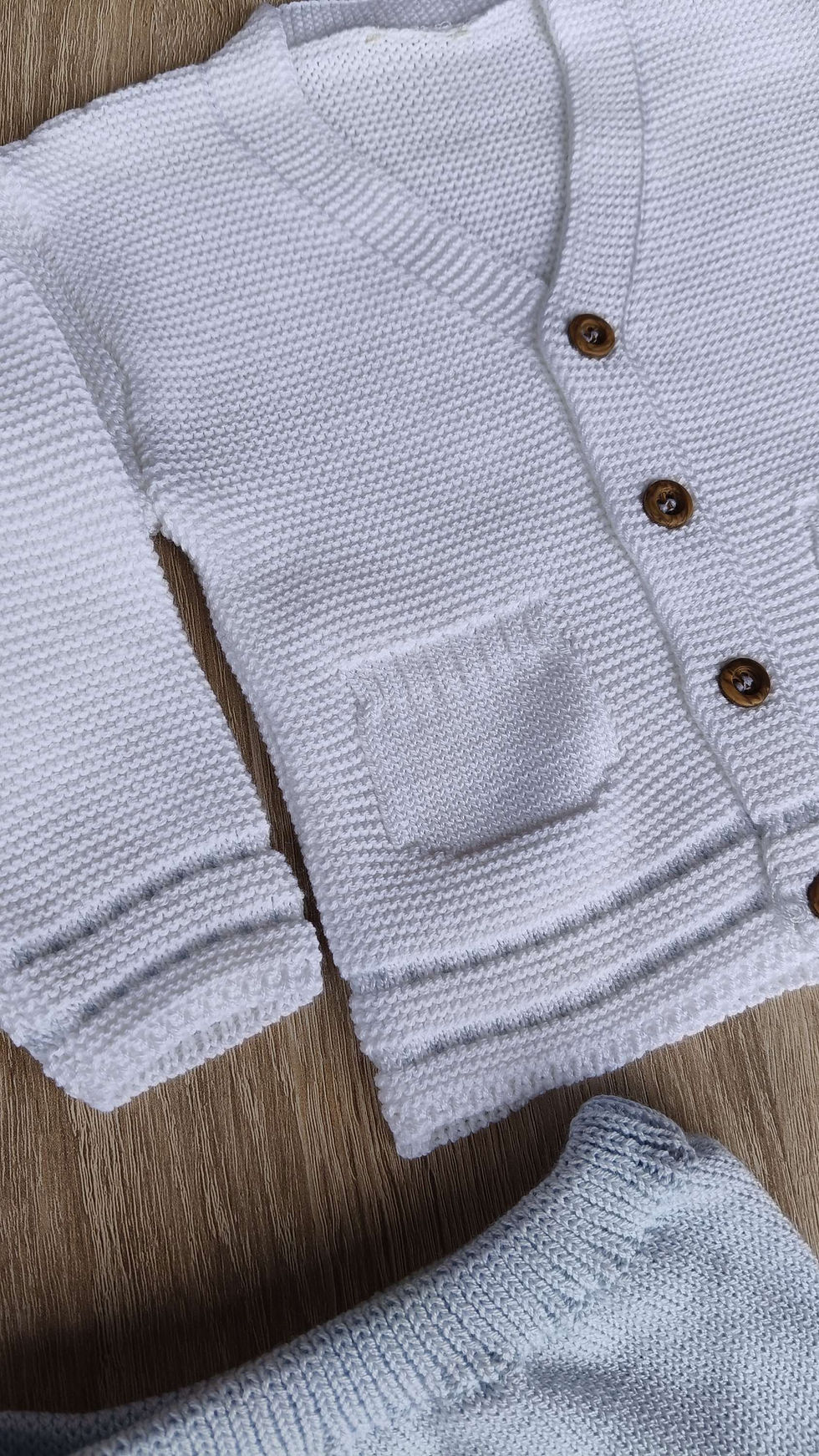 Miniatura: Conjunto Liam Blanco y celeste 