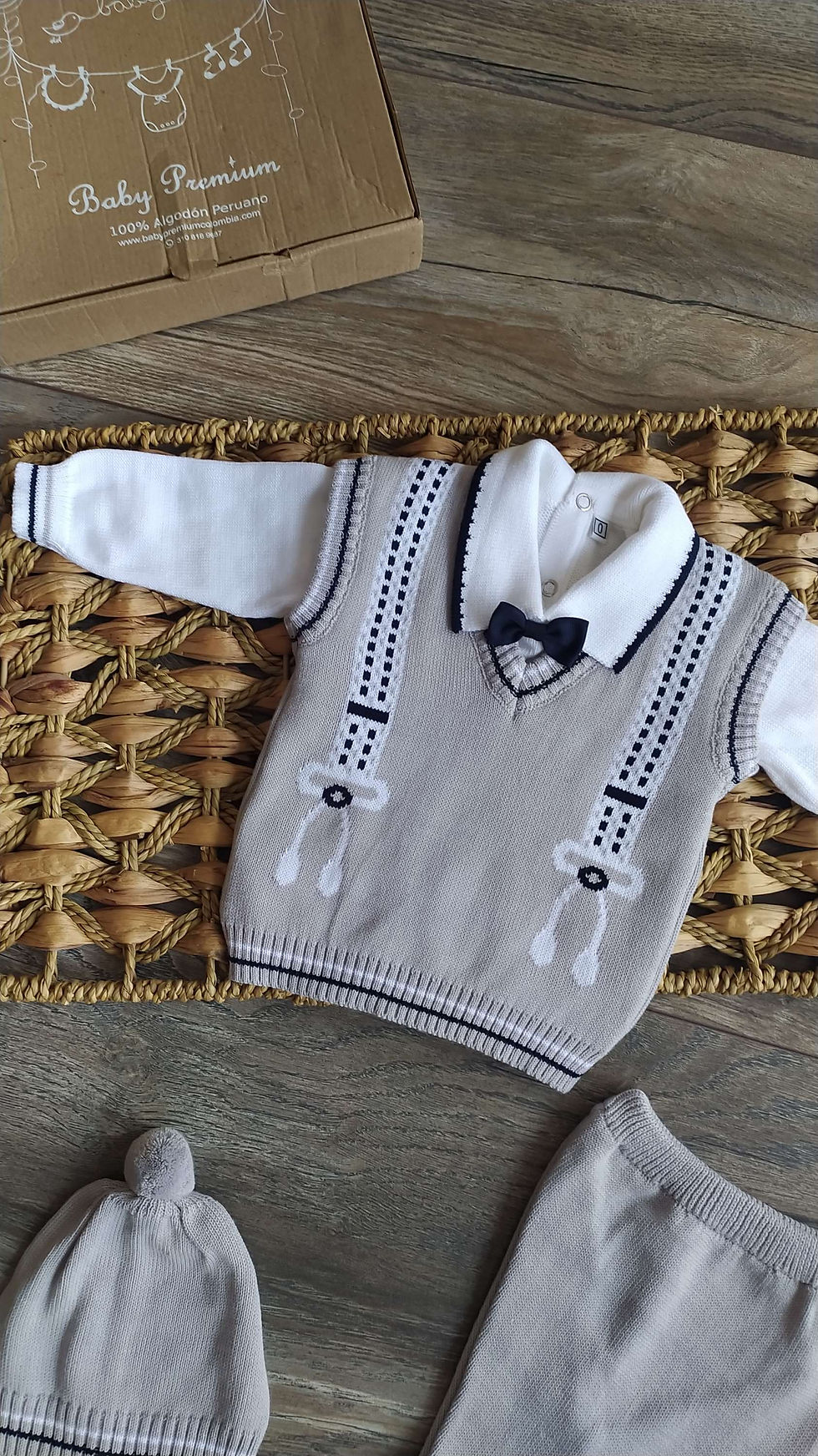 Miniatura: Conjunto Ignacio gris 
