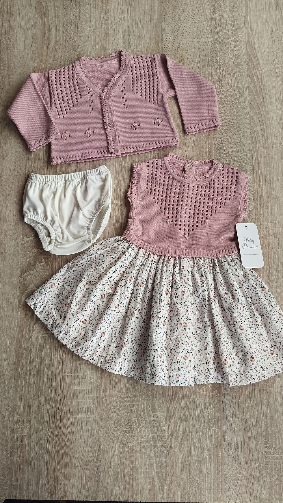 Miniatura: Vestido Isabel palo de rosa