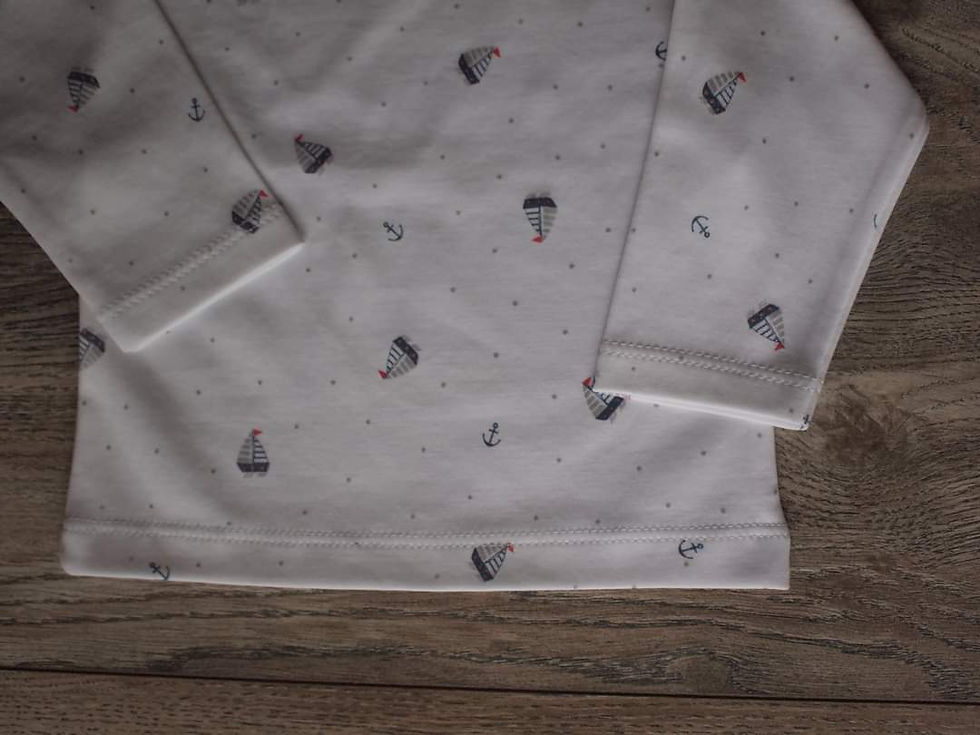 Miniatura: Conjunto velero gris 