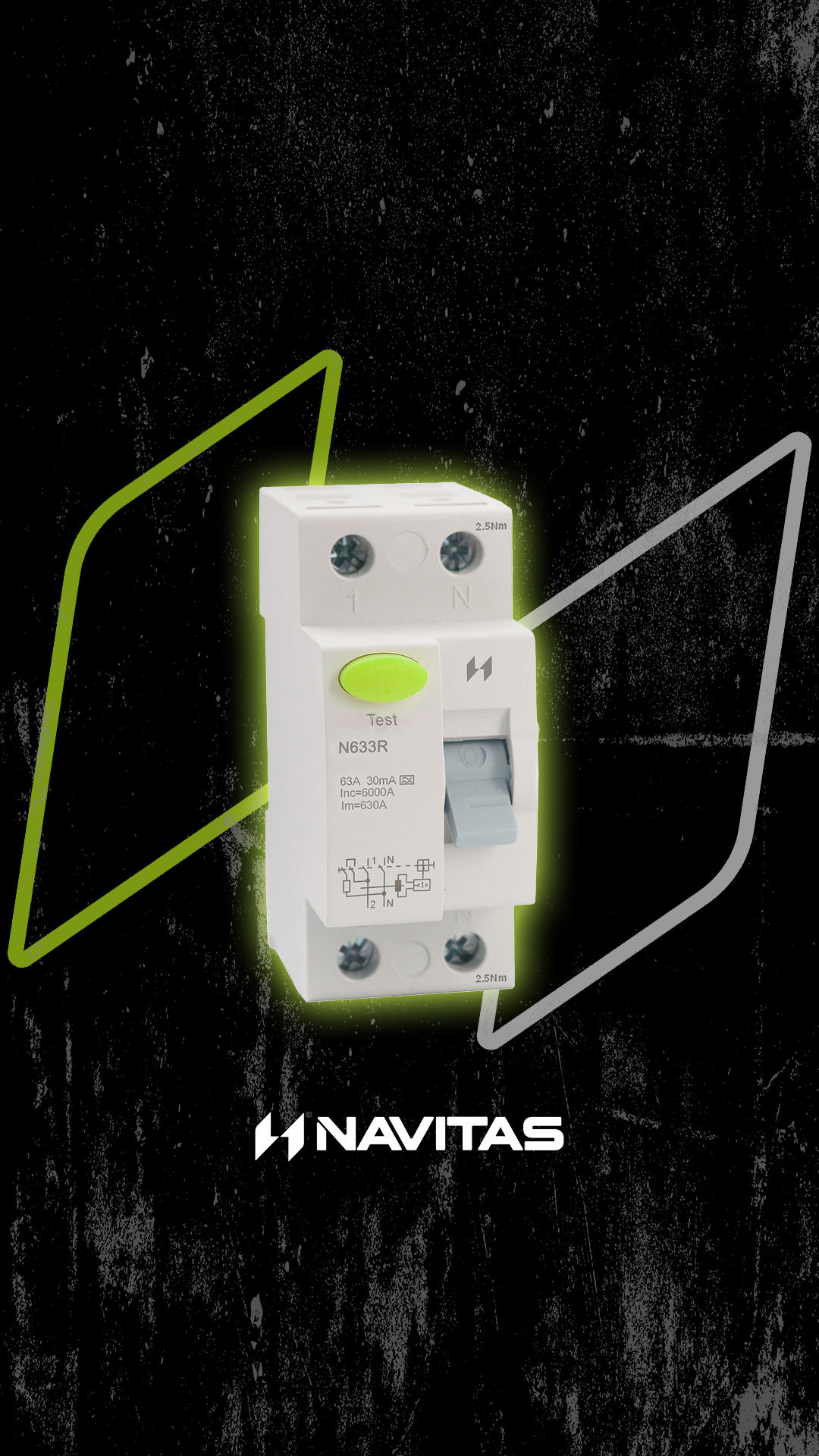 63A 30mA Type A RCCB