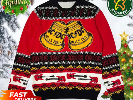 ACDC Band Christmas Gifts Xmas for Family and Friends Ugly Sweater Collection