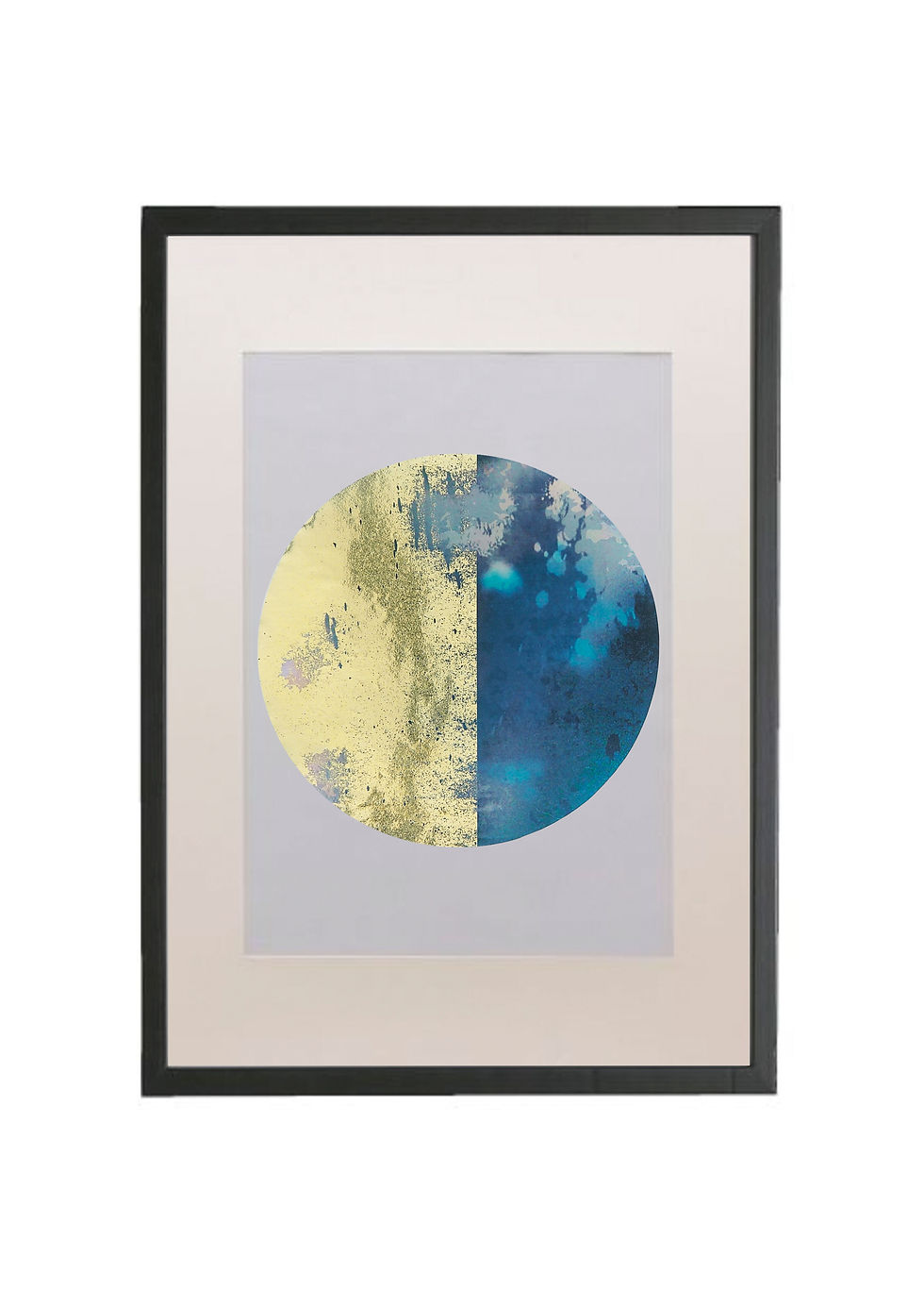 Thumbnail: Luna Spot Original Wall Print Silver/Gold