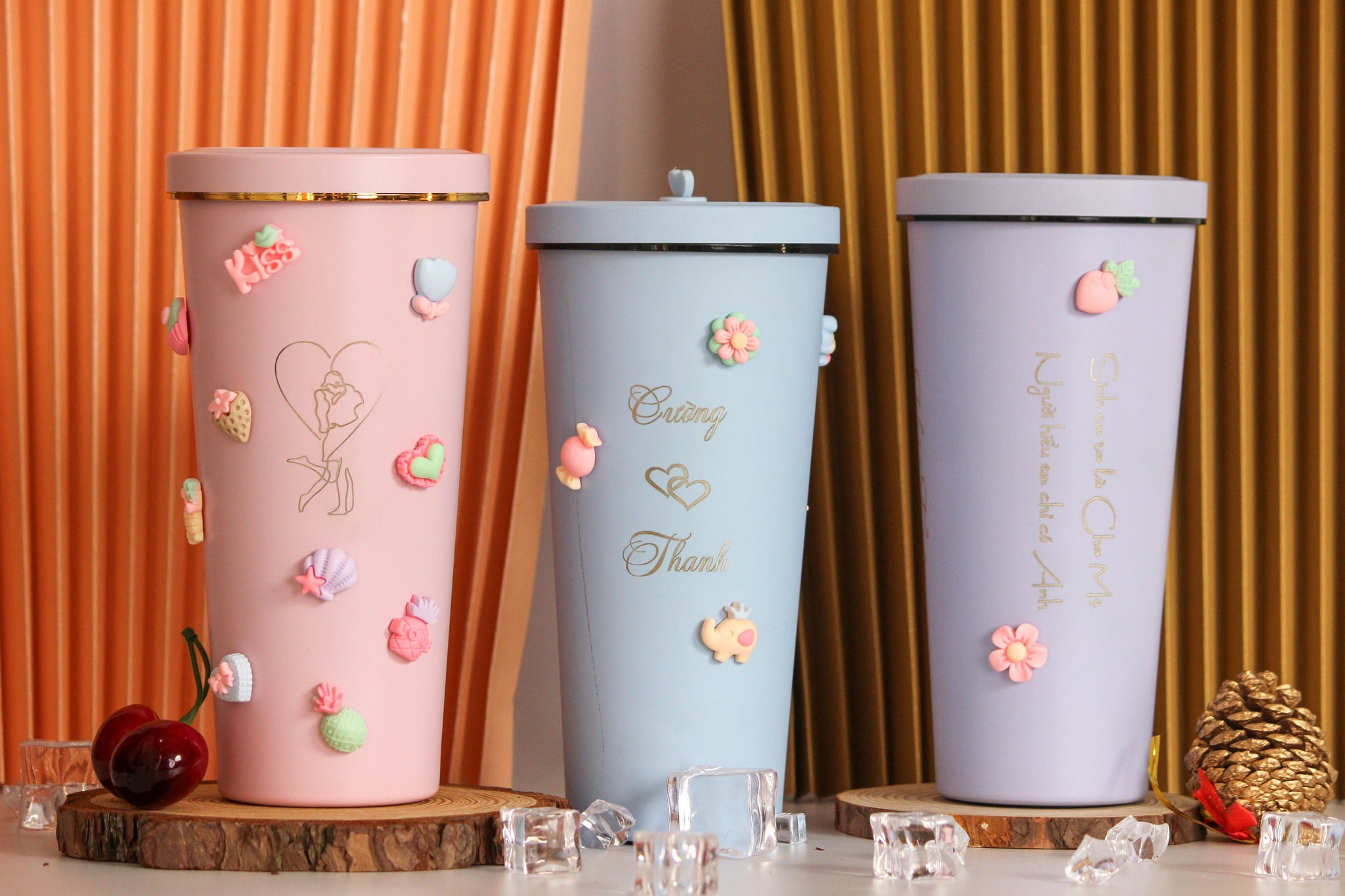 Ly giữ nhiệt Pastel