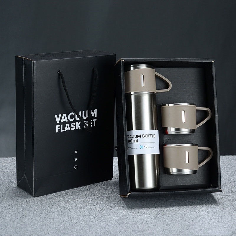 Thumbnail: Bình giữ nhiệt kèm 2 cốc