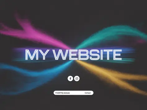 my own website , 
