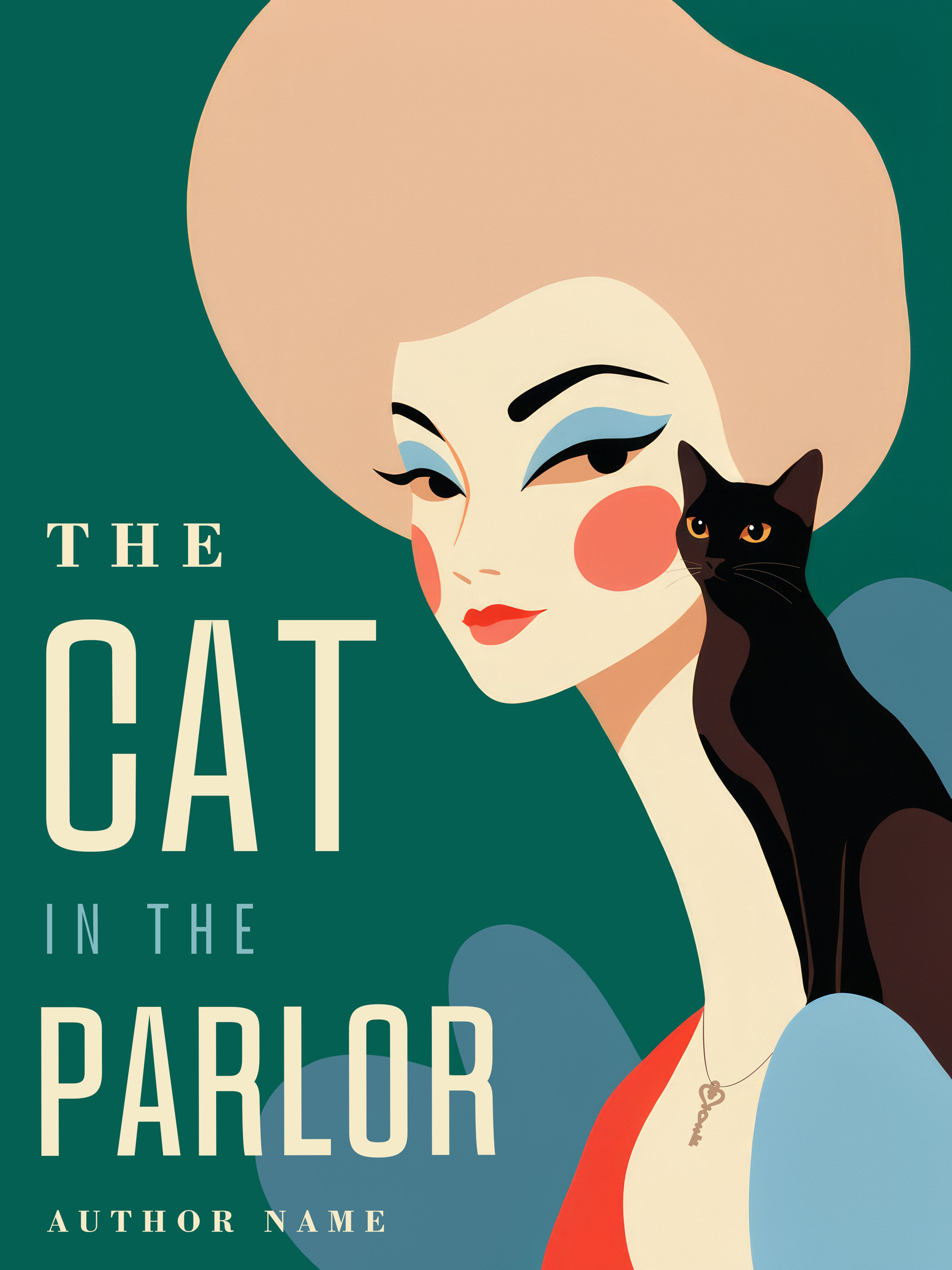Cat Parlor | Cozy Mystery Premade Book Cover