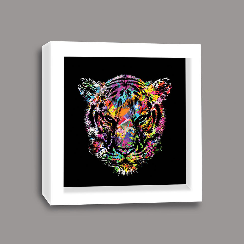 Miniatura: Tigre colorido