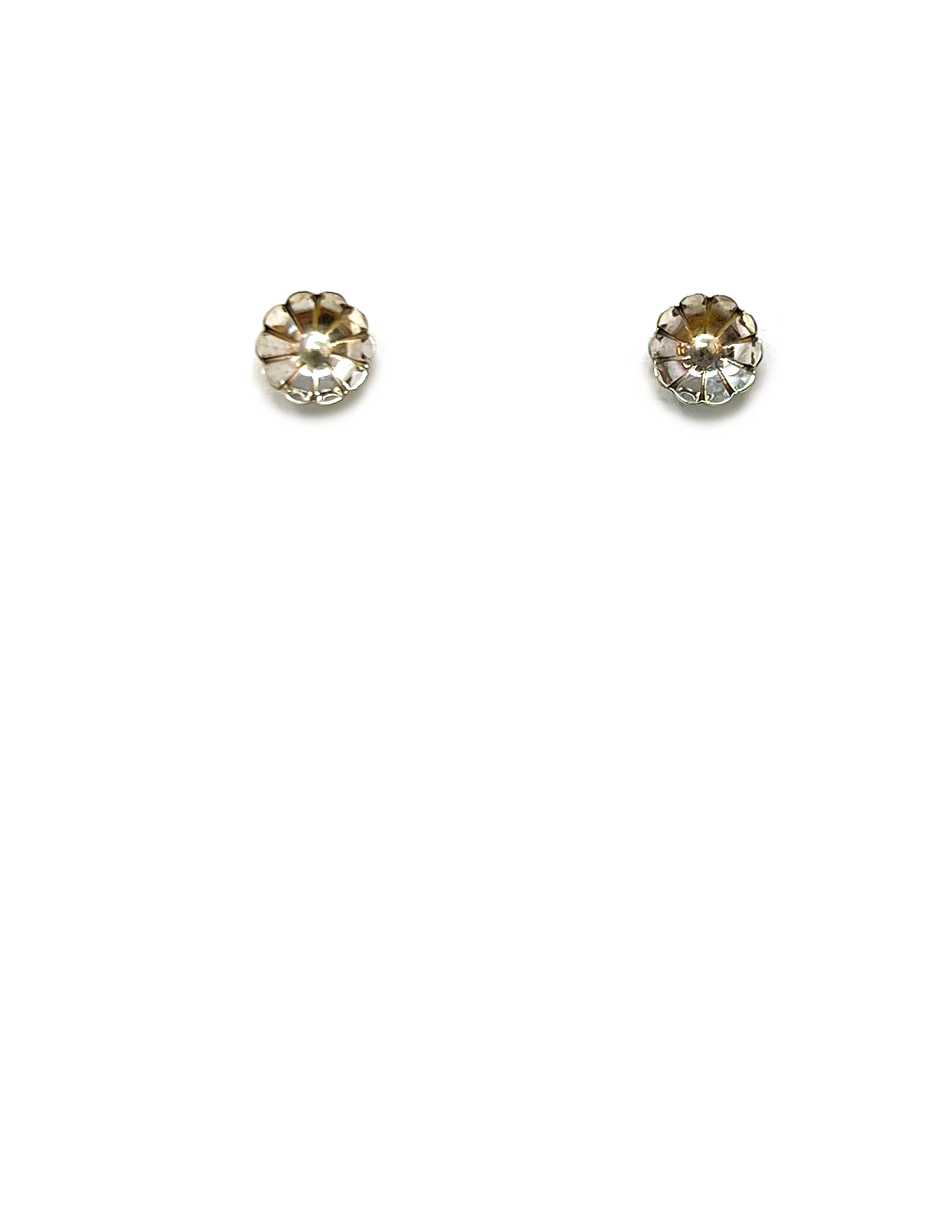 Sterling Silver Flower Stud Earrings