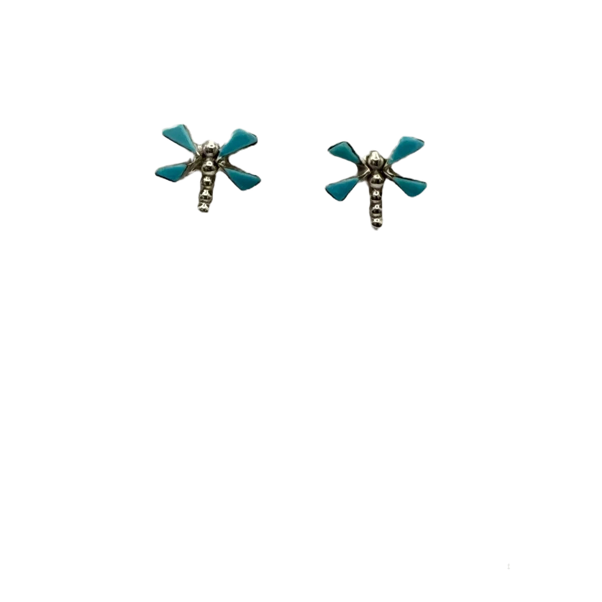 Sterling Silver Dragonfly Post Earrings