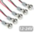 Thumbnail: VaneAims 5PCS LED Metal Indicator 6mm Waterproof Small Flat Led Panel Mount