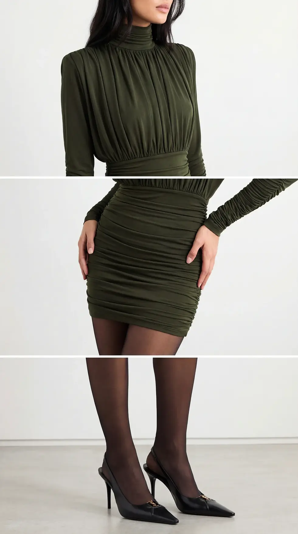 Küçük resim: AMOR DRAPELİ MİNİ ELBİSE