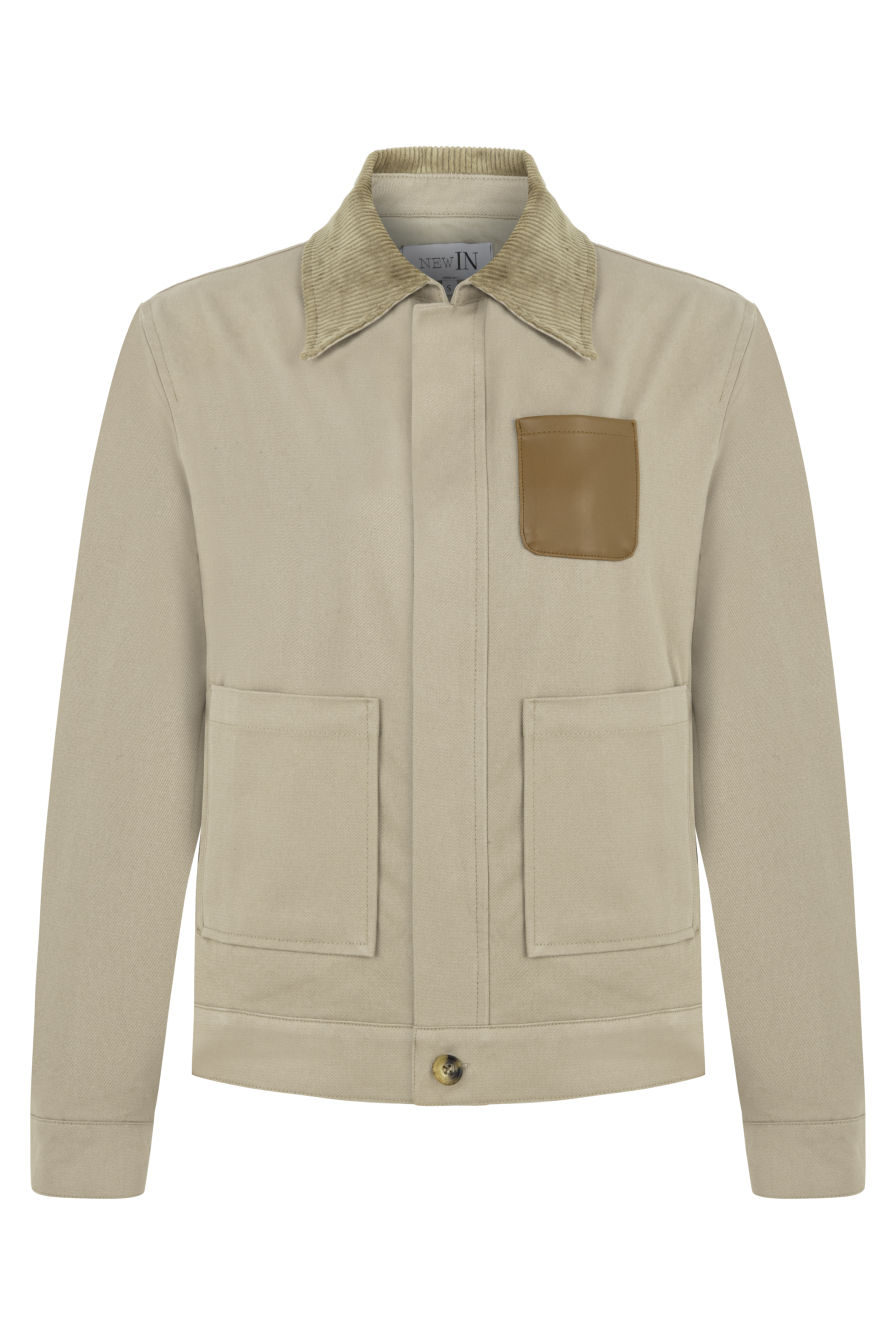 Küçük resim: Kanvas Bej Ceket