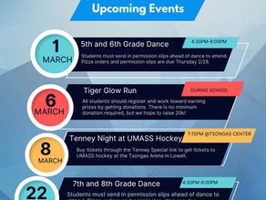 March Schedule!
