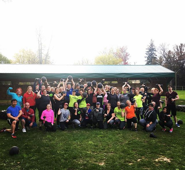 Look at the guns on these lovely people! Awesome work tonight guys, you all absolutely destroyed tha