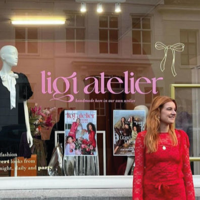 Lily heeft haar eigen merk Ligi Atelier opgericht met een eigen winkel in Den Bosch
